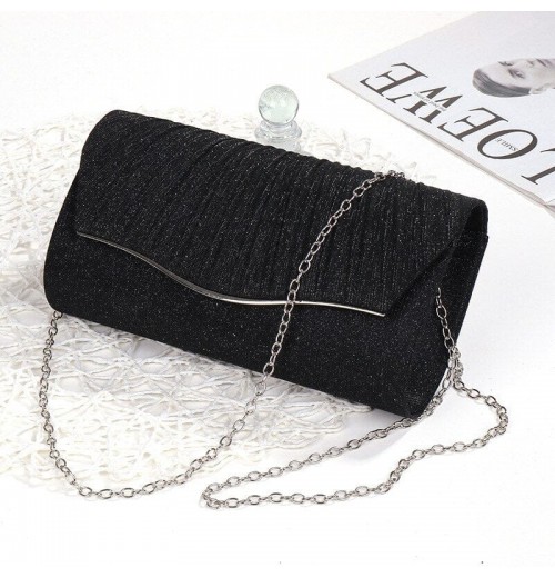 Prom Black Clutch Purse