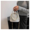 White Leather Shoulder Bag